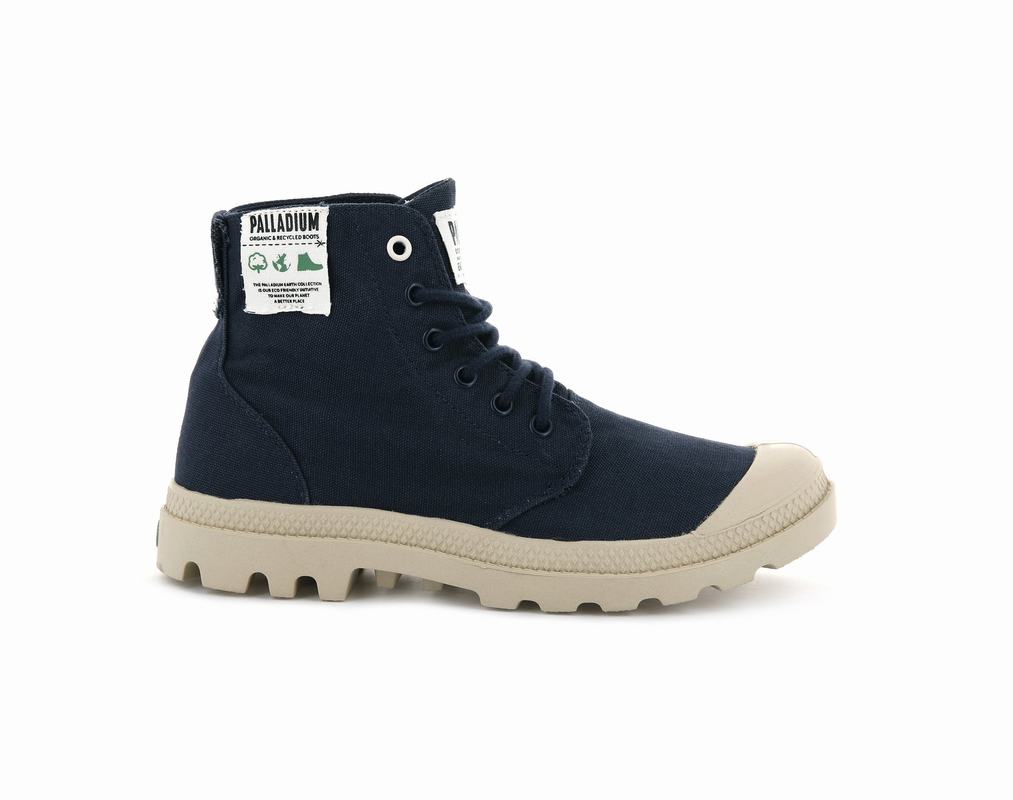 Palladium Pampa Hi Organic Damen Stiefel Indigo ||715943-GEX||